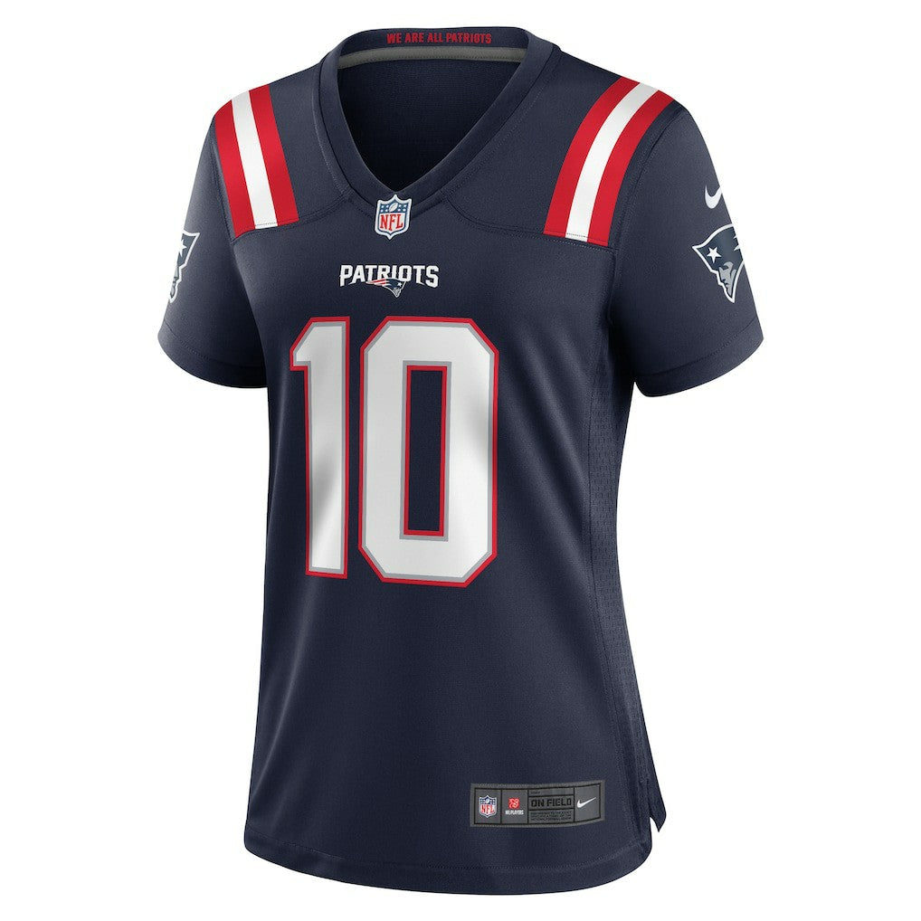 Drake Maye New England Patriots Women's Player Game Jersey - Navy Jerseys