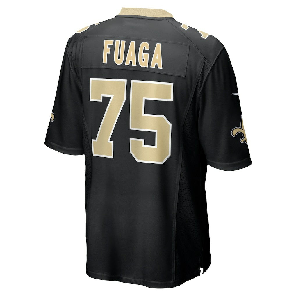Taliese Fuaga New Orleans Saints Player Game Jersey - Black Jerseys