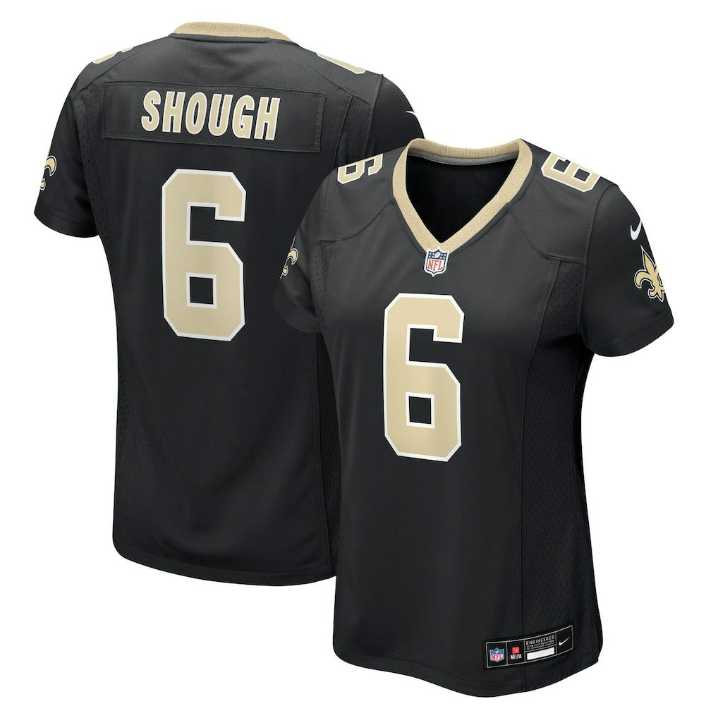 Tyler Shough New Orleans Saints Women's Game Jersey - Black Jerseys