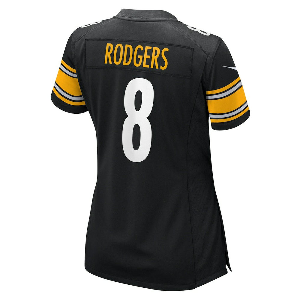 Aaron Rodgers Pittsburgh Steelers Women's Game Jersey - Black Jerseys