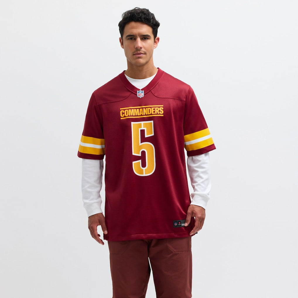 Jayden Daniels Washington Commanders Player Game Jersey - Burgundy Jerseys