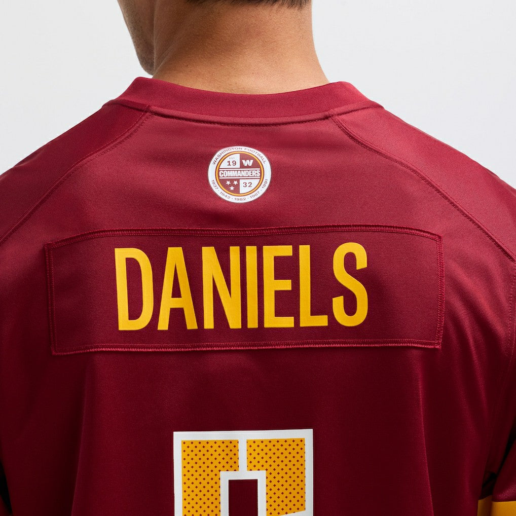 Jayden Daniels Washington Commanders Player Game Jersey - Burgundy Jerseys