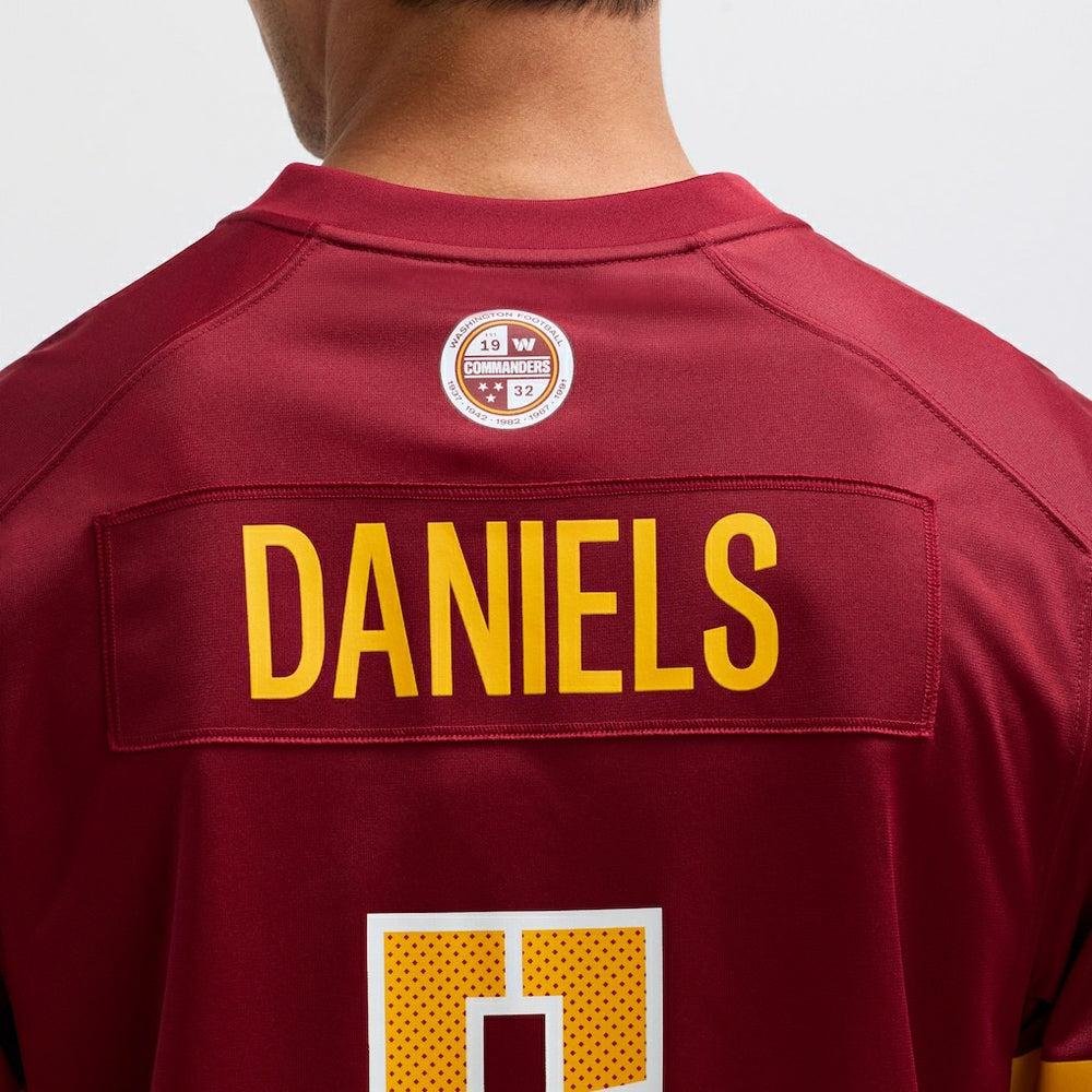 Jayden Daniels Washington Commanders Player Game Jersey - Burgundy Jerseys