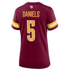 Jayden Daniels Washington Commanders Women's Player Game Jersey - Burgundy Jerseys