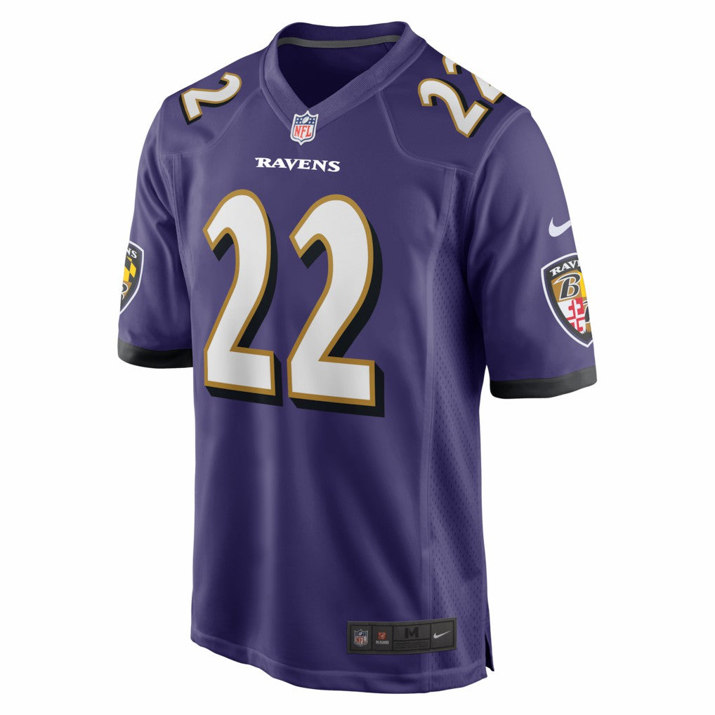 Derrick Henry Baltimore Ravens Game Player Jersey - Purple Jerseys