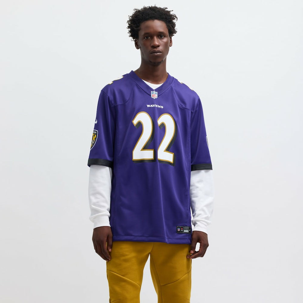 Derrick Henry Baltimore Ravens Game Player Jersey - Purple Jerseys