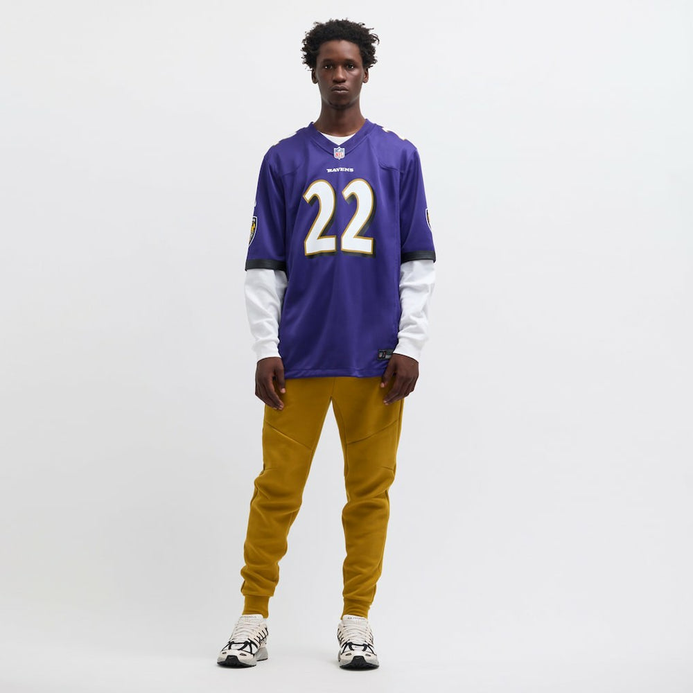 Derrick Henry Baltimore Ravens Game Player Jersey - Purple Jerseys