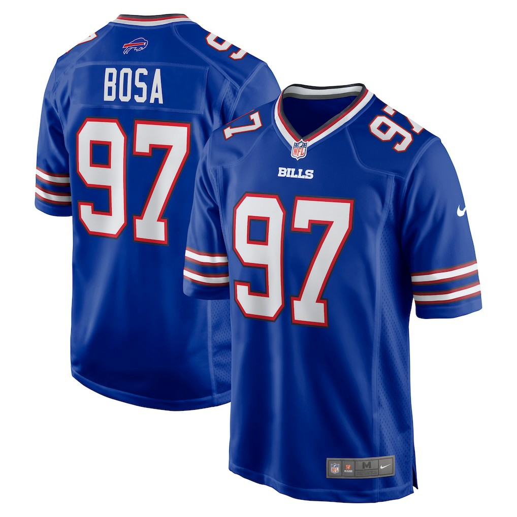 Joey Bosa Buffalo Bills Game Player Jersey - Royal Jerseys