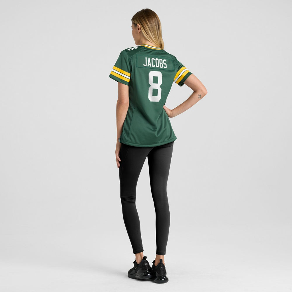 Josh Jacobs Green Bay Packers Women's Team Game Jersey - Green Jerseys