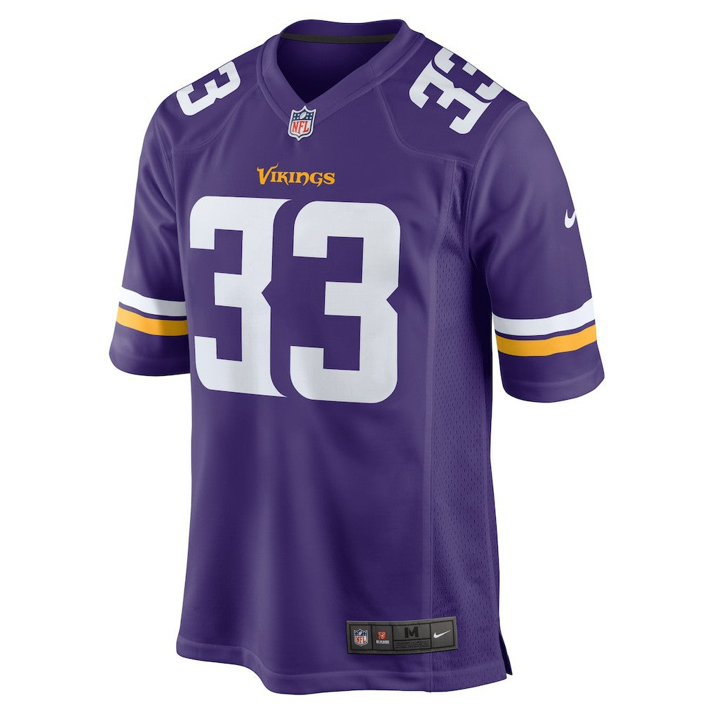 Aaron Jones Minnesota Vikings Game Player Jersey - Purple Jerseys