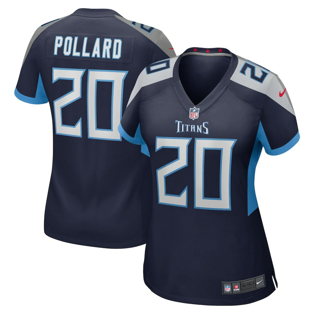 Tony Pollard Tennessee Titans Women's Game Player Jersey - Navy Jerseys