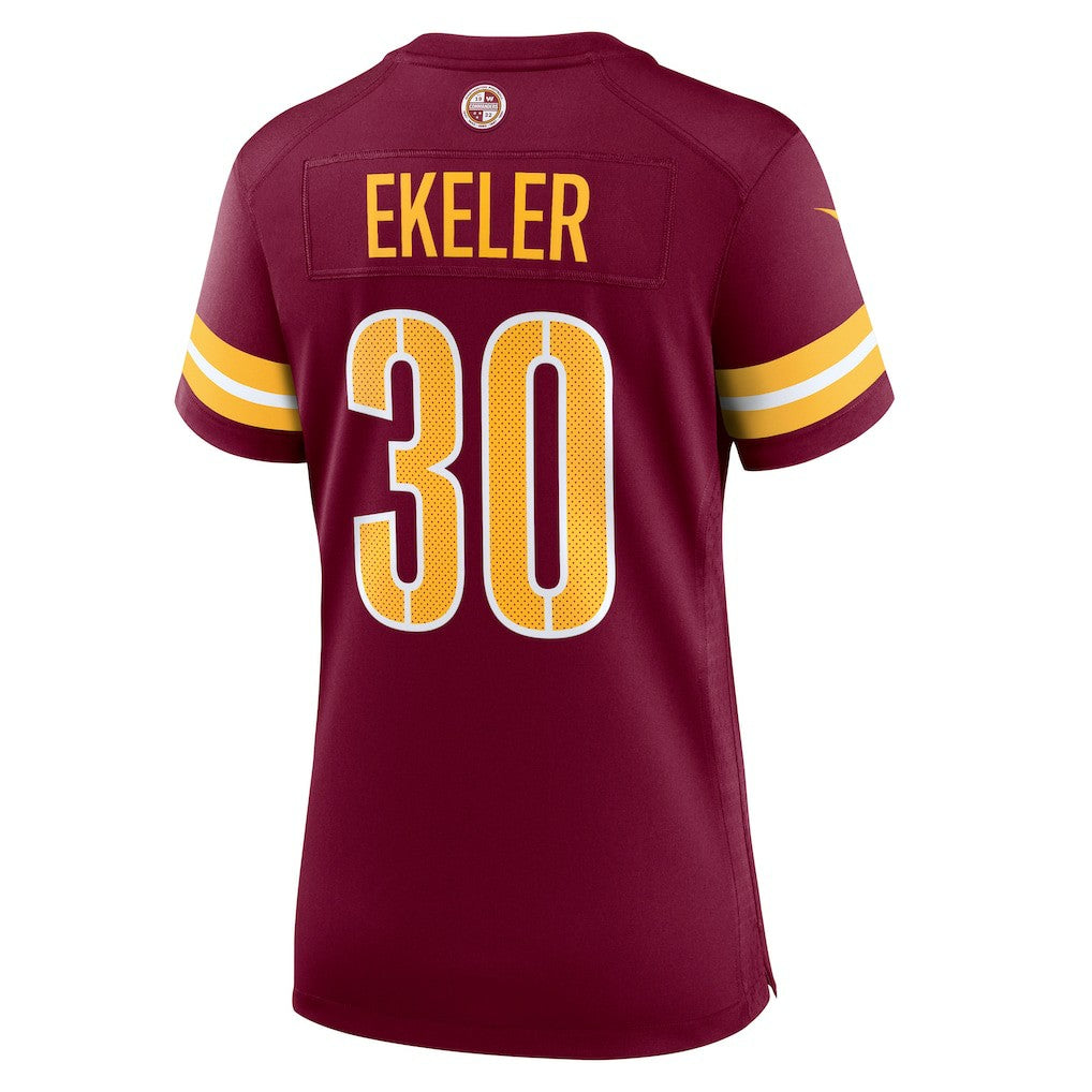Austin Ekeler Washington Commanders Women's Game Player Jersey - Burgundy Jerseys