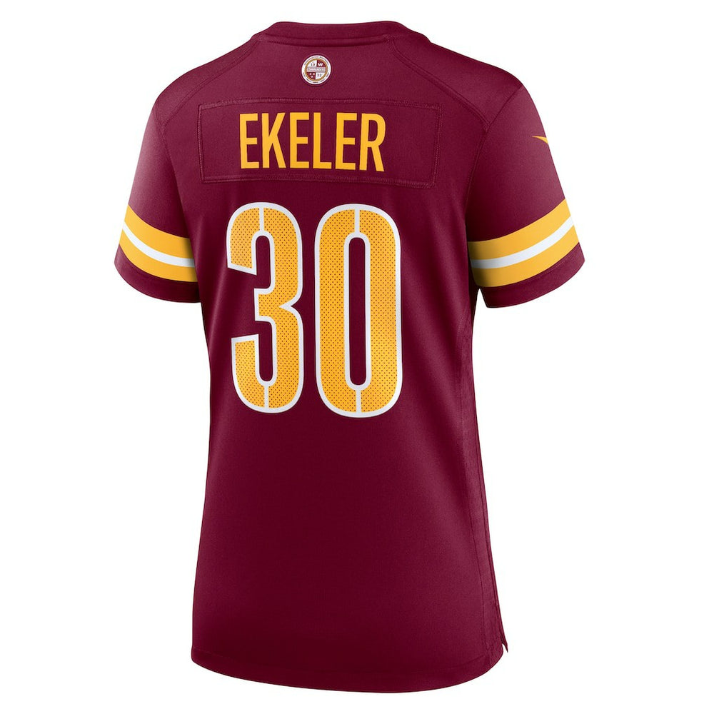 Austin Ekeler Washington Commanders Women's Game Player Jersey - Burgundy Jerseys