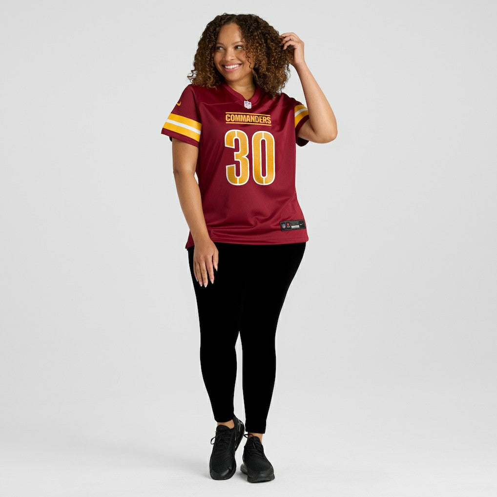 Austin Ekeler Washington Commanders Women's Game Player Jersey - Burgundy Jerseys
