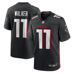 Jalon Walker Atlanta Falcons 2025 NFL Draft First Round Pick Game Jersey - Black Jerseys