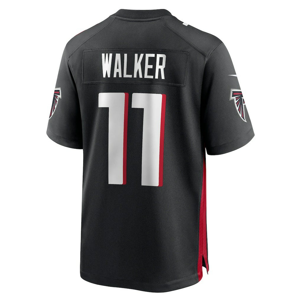 Jalon Walker Atlanta Falcons 2025 NFL Draft First Round Pick Game Jersey - Black Jerseys