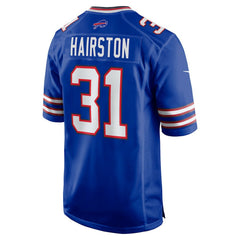 Maxwell Hairston Buffalo Bills 2025 NFL Draft First Round Pick Game Jersey - Royal Jerseys
