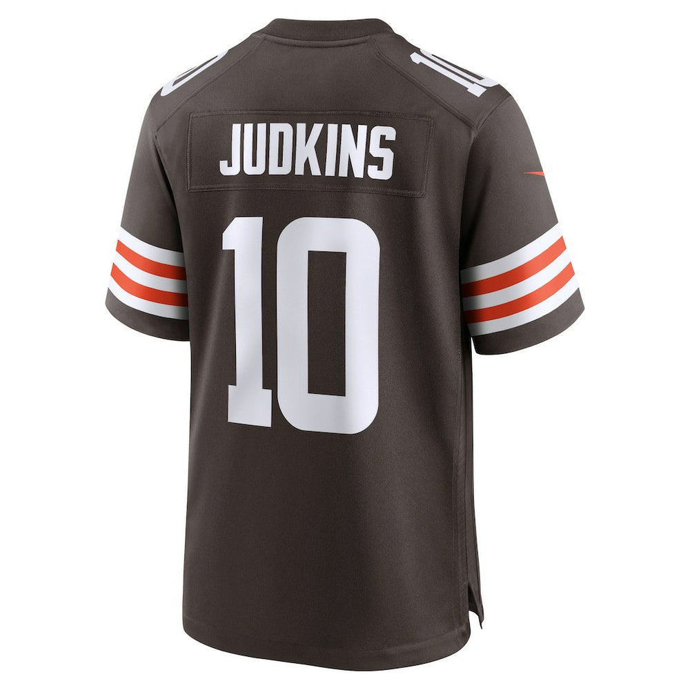 Quinshon Judkins Cleveland Browns 2025 NFL Draft Game Jersey - Brown Jerseys
