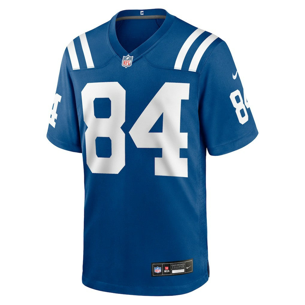 Tyler Warren Indianapolis Colts 2025 NFL Draft First Round Pick Game Jersey - Royal Jerseys