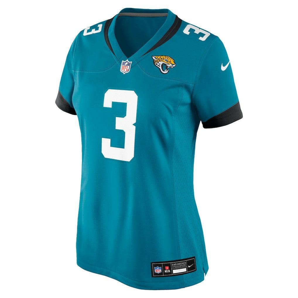 Jakobi Meyers Jacksonville Jaguars Women's Team Game Jersey - Teal Jerseys
