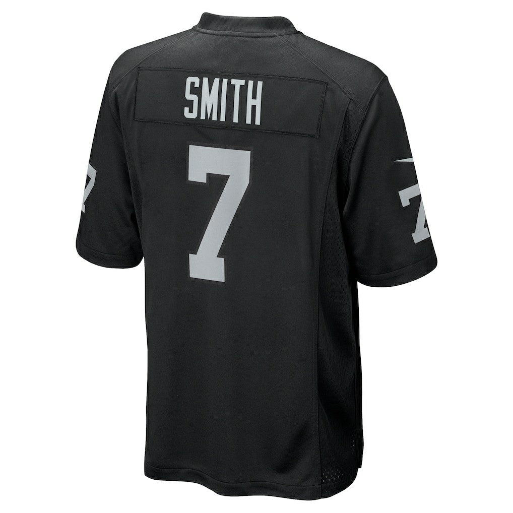 Geno Smith Las Vegas Raiders Game Player Jersey - Black Jerseys