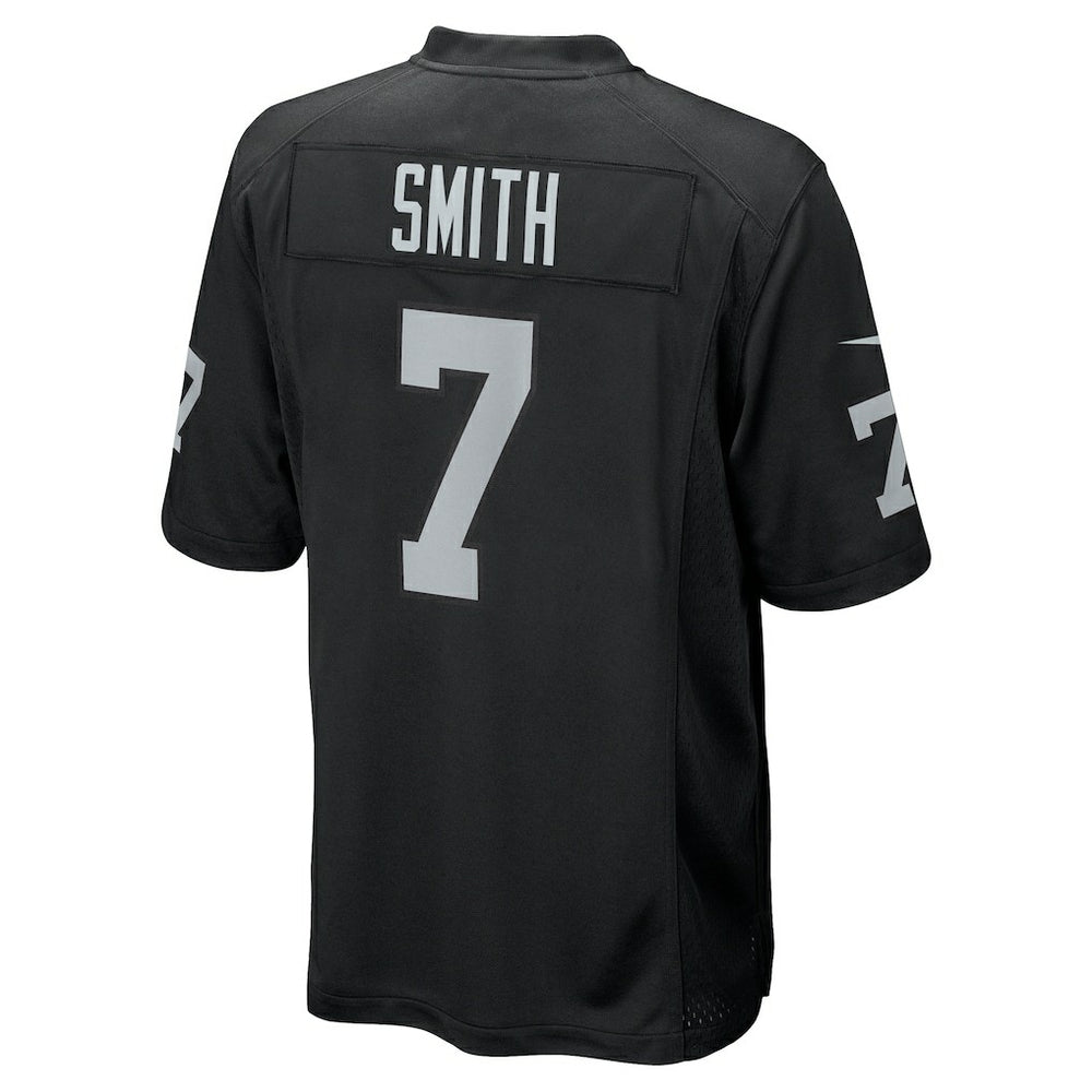 Geno Smith Las Vegas Raiders Game Player Jersey - Black Jerseys