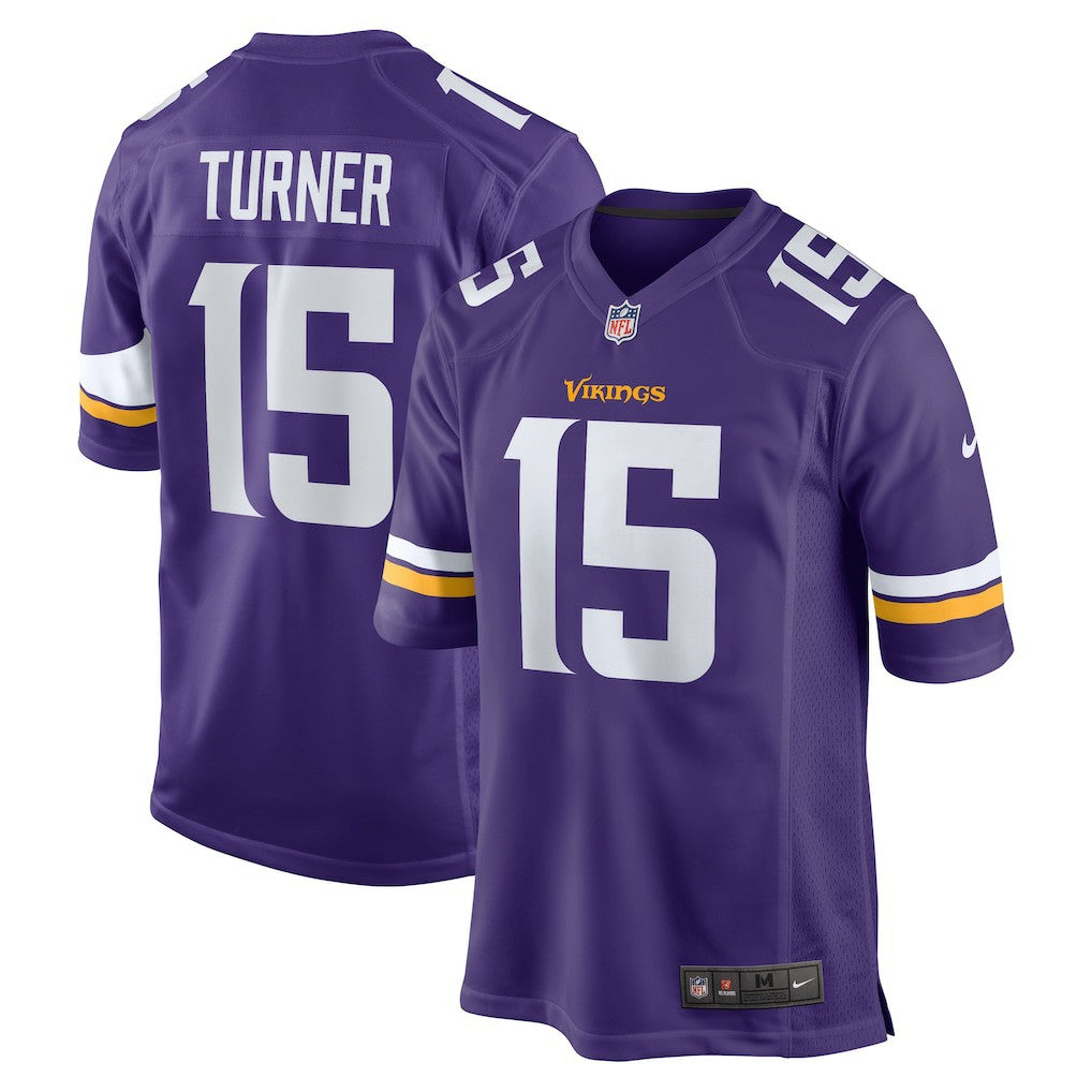 Dallas Turner Minnesota Vikings Player Game Jersey - Purple Jerseys