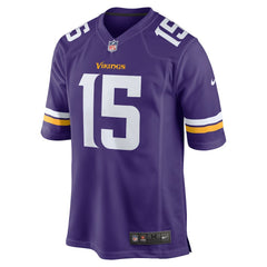 Dallas Turner Minnesota Vikings Player Game Jersey - Purple Jerseys