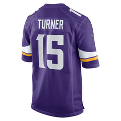 Dallas Turner Minnesota Vikings Player Game Jersey - Purple Jerseys
