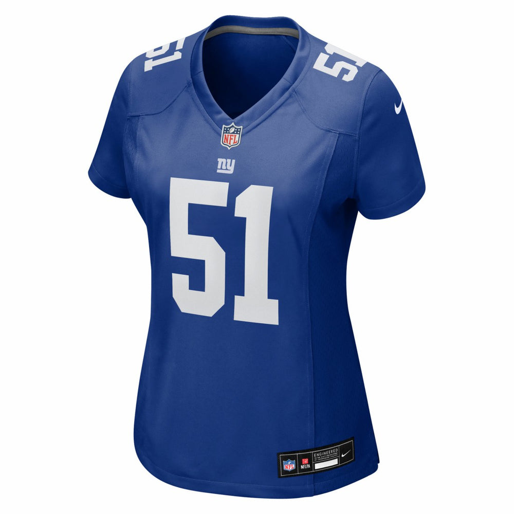 Abdul Carter New York Giants Women's First Round Pick Game Jersey - Royal Jerseys