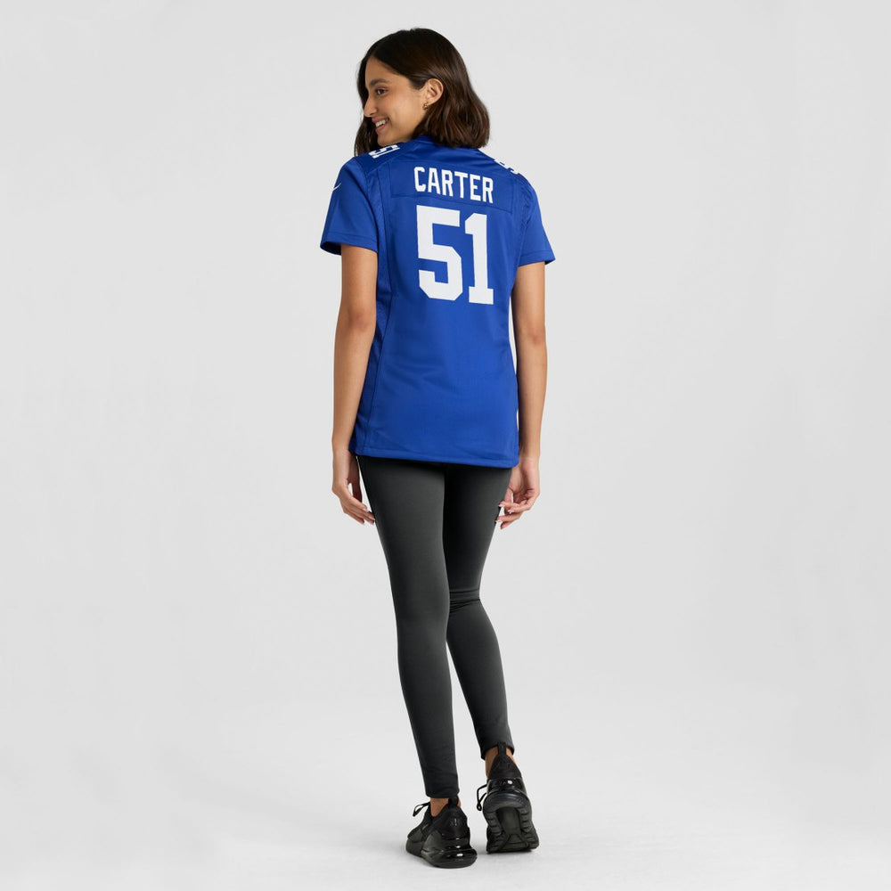 Abdul Carter New York Giants Women's First Round Pick Game Jersey - Royal Jerseys