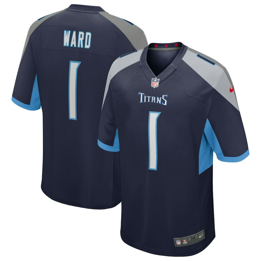 Cameron Ward Tennessee Titans 2025 NFL Draft First Round Pick Alternate Game Jersey - Navy Jerseys