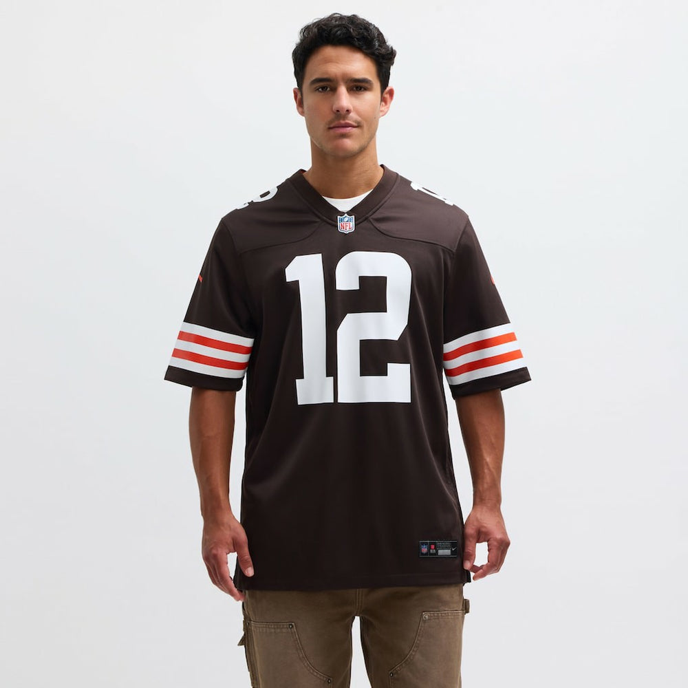 Shedeur Sanders Cleveland Browns 2025 NFL Draft Game Jersey - Brown Jerseys