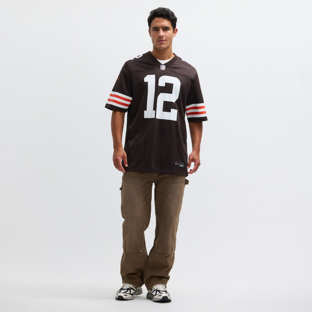Shedeur Sanders Cleveland Browns 2025 NFL Draft Game Jersey - Brown Jerseys