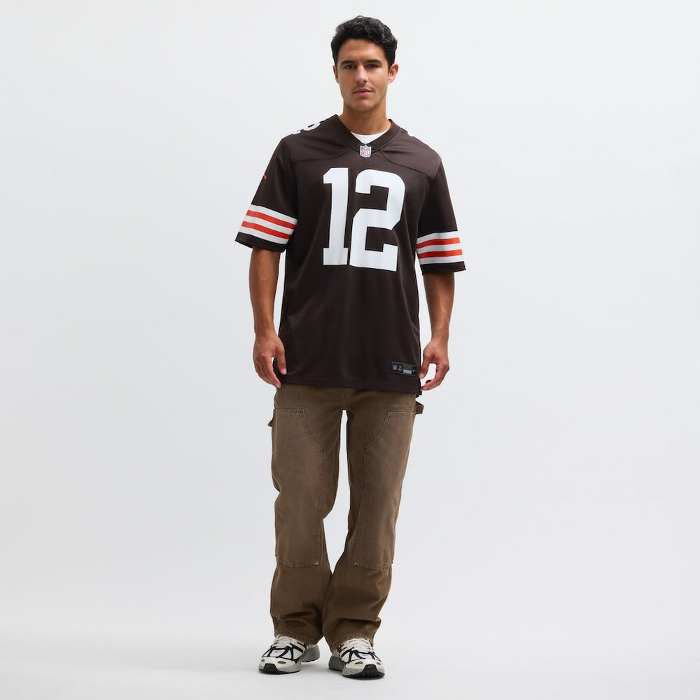 Shedeur Sanders Cleveland Browns 2025 NFL Draft Game Jersey - Brown Jerseys