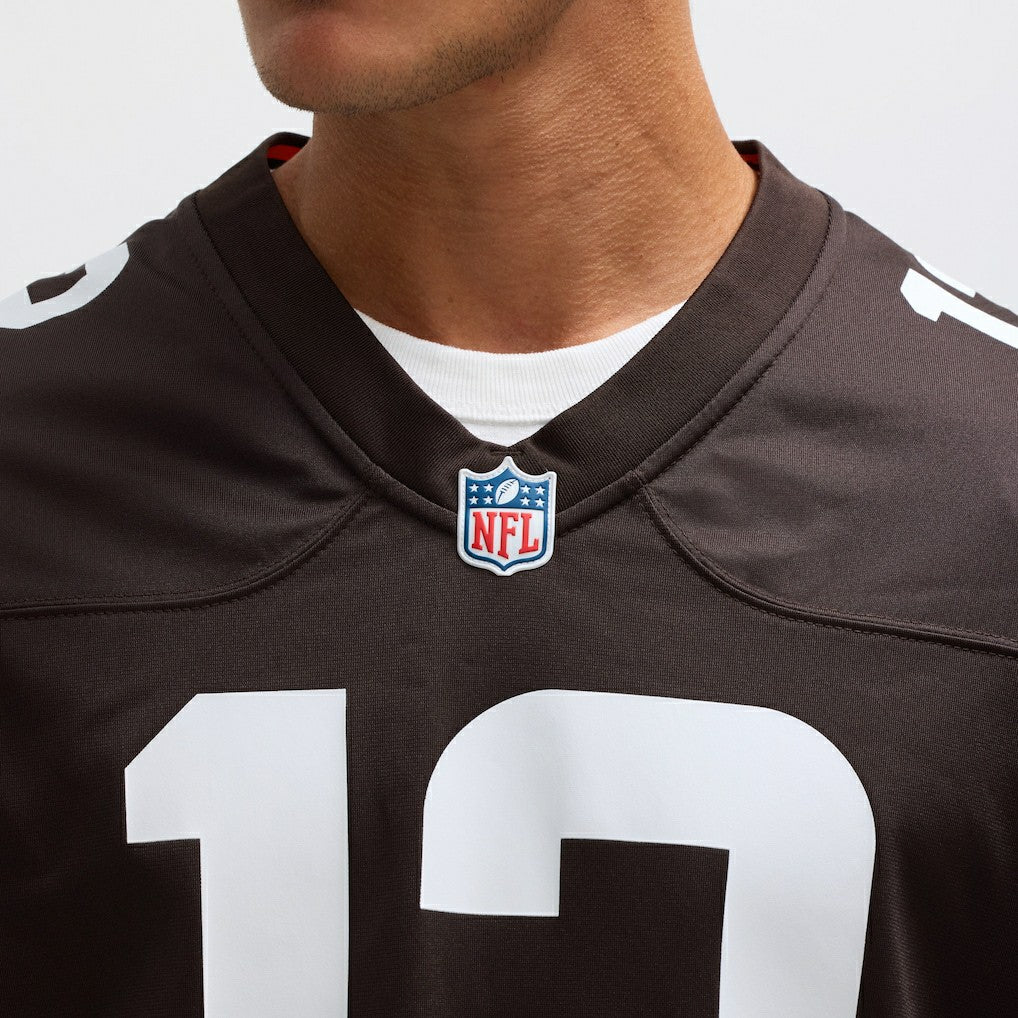 Shedeur Sanders Cleveland Browns 2025 NFL Draft Game Jersey - Brown Jerseys