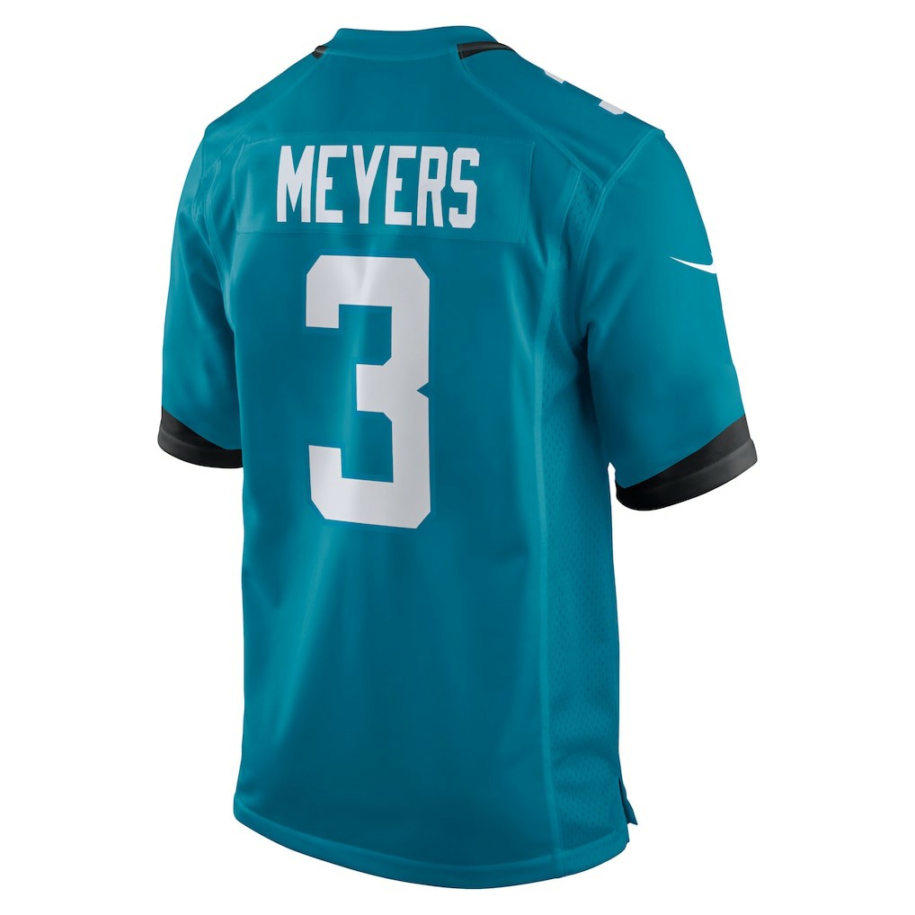 Jakobi Meyers Jacksonville Jaguars Team Game Jersey - Teal Jerseys
