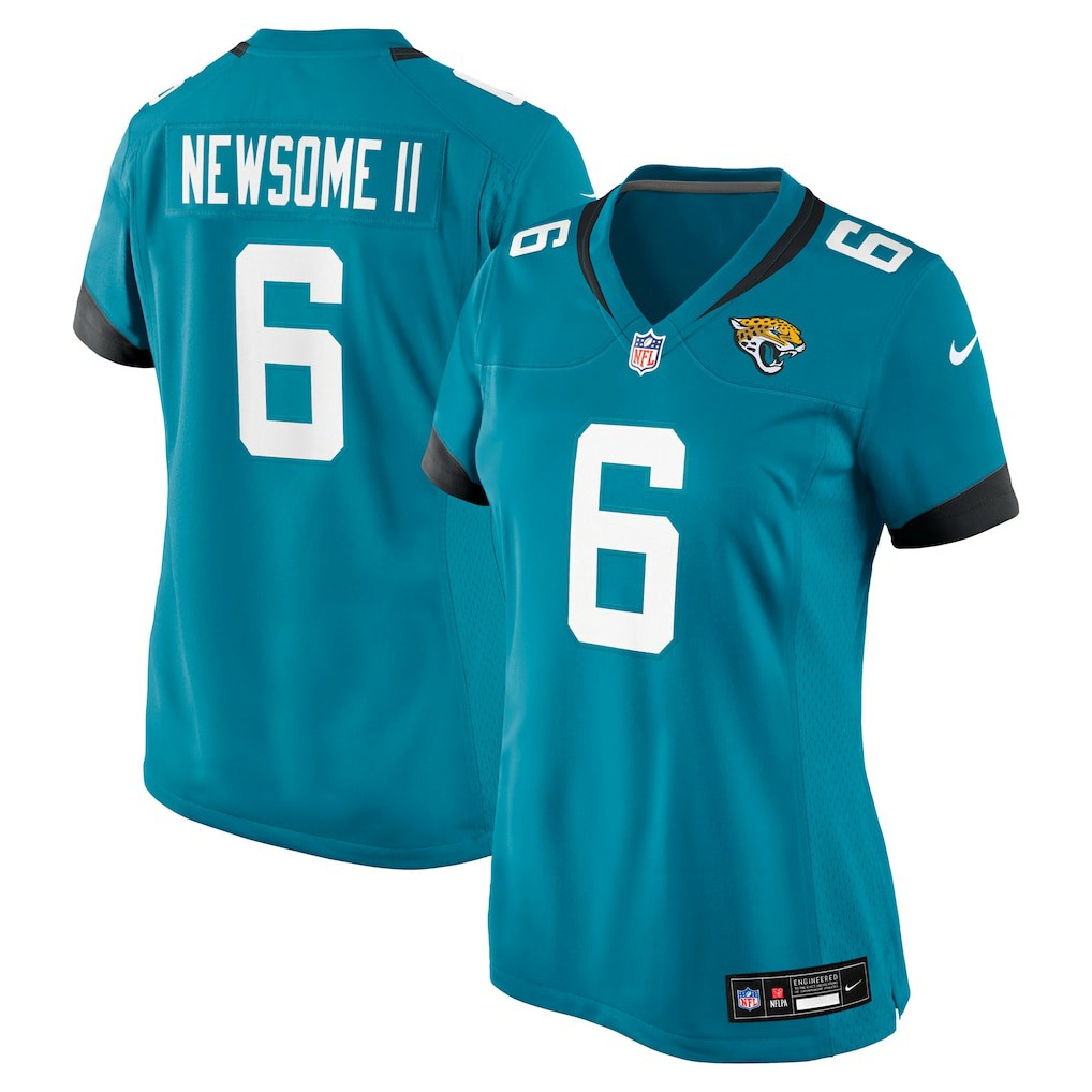 Greg Newsome II Jacksonville Jaguars Women's Team Game Jersey - Teal Jerseys