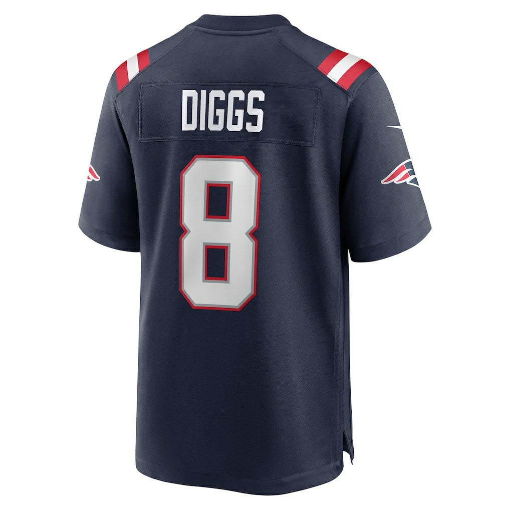 Stefon Diggs New England Patriots Game Jersey - Navy Jerseys