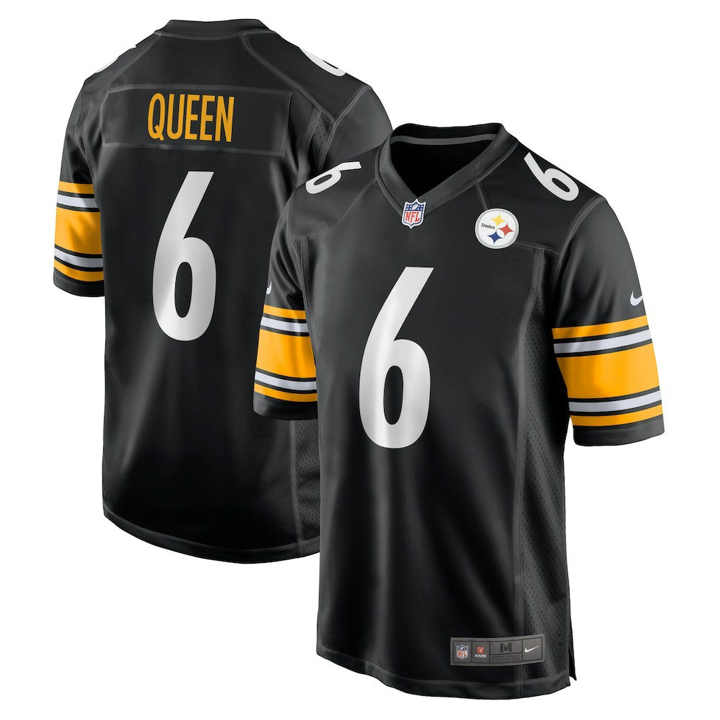 Patrick Queen Pittsburgh Steelers Game Player Jersey - Black Jerseys