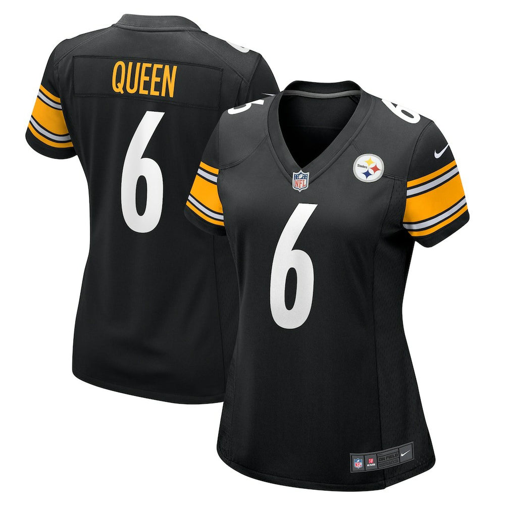 Patrick Queen Pittsburgh Steelers Women's Game Player Jersey - Black Jerseys