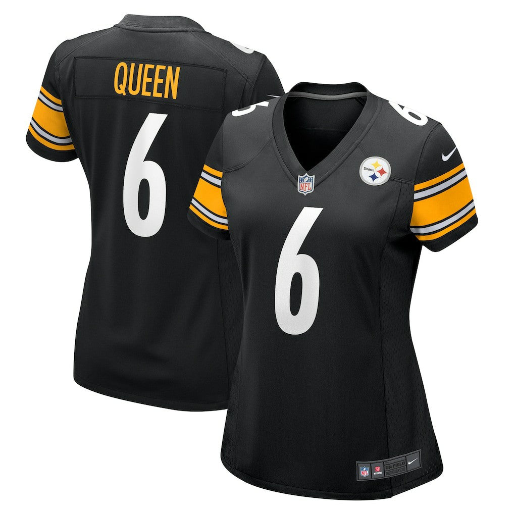 Patrick Queen Pittsburgh Steelers Women's Game Player Jersey - Black Jerseys