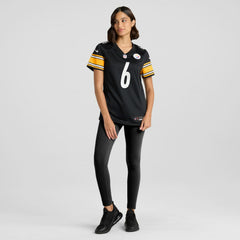 Patrick Queen Pittsburgh Steelers Women's Game Player Jersey - Black Jerseys