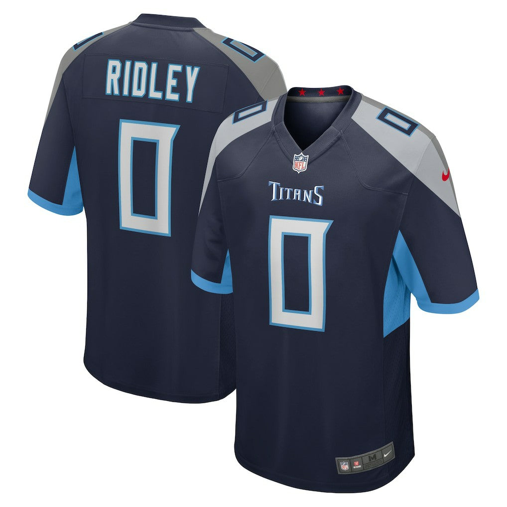 Calvin Ridley Tennessee Titans Game Player Jersey - Navy Jerseys