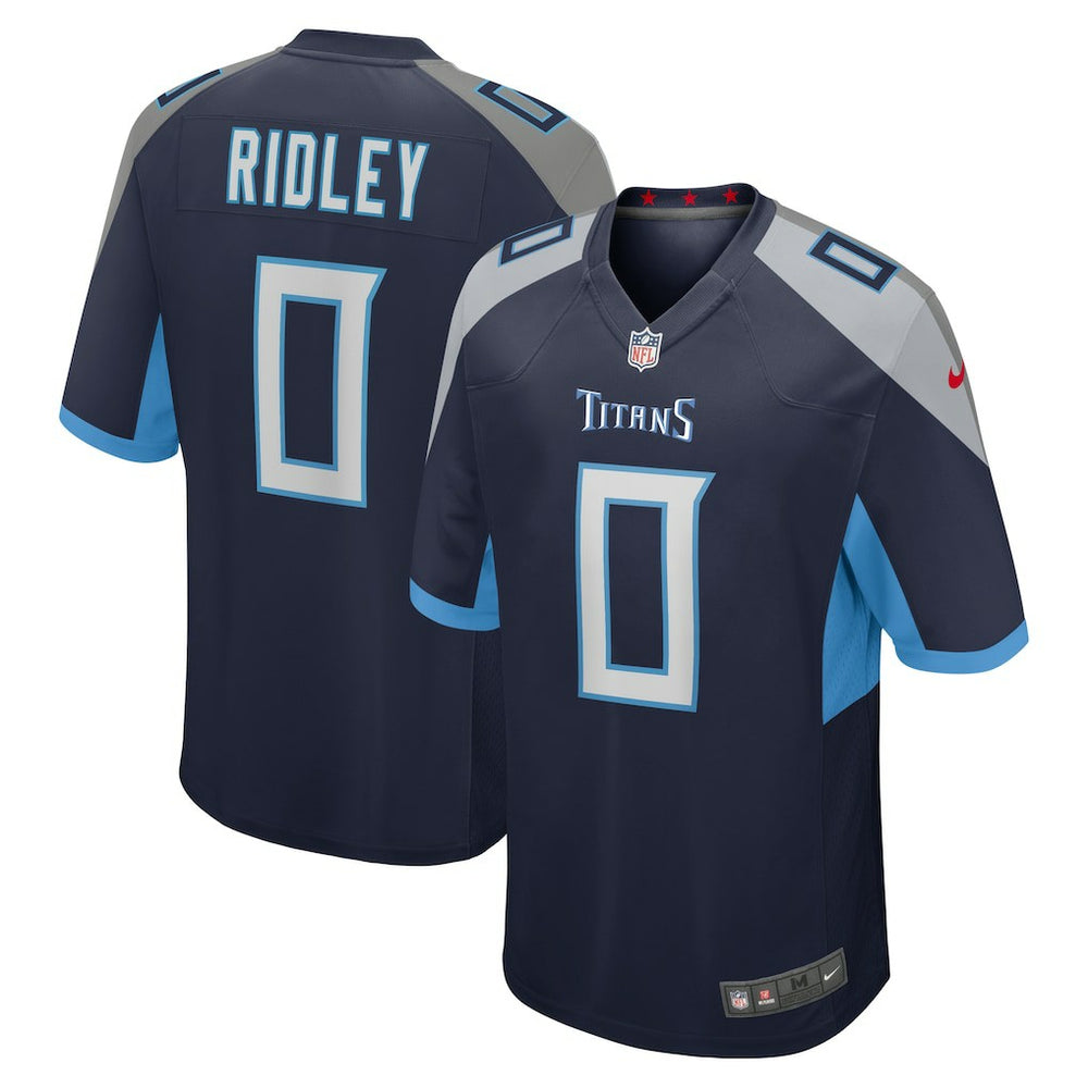 Calvin Ridley Tennessee Titans Game Player Jersey - Navy Jerseys