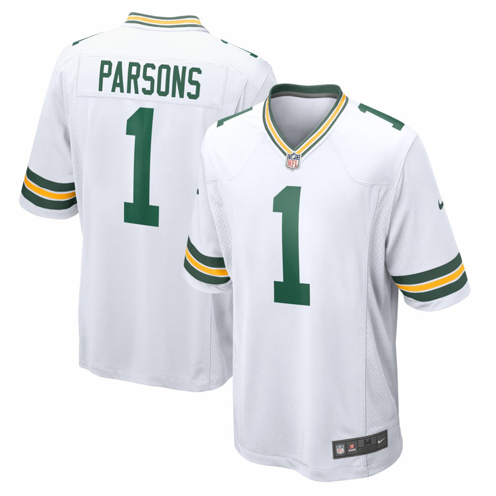 Micah Parsons Green Bay Packers Game Player Jersey - White Jerseys