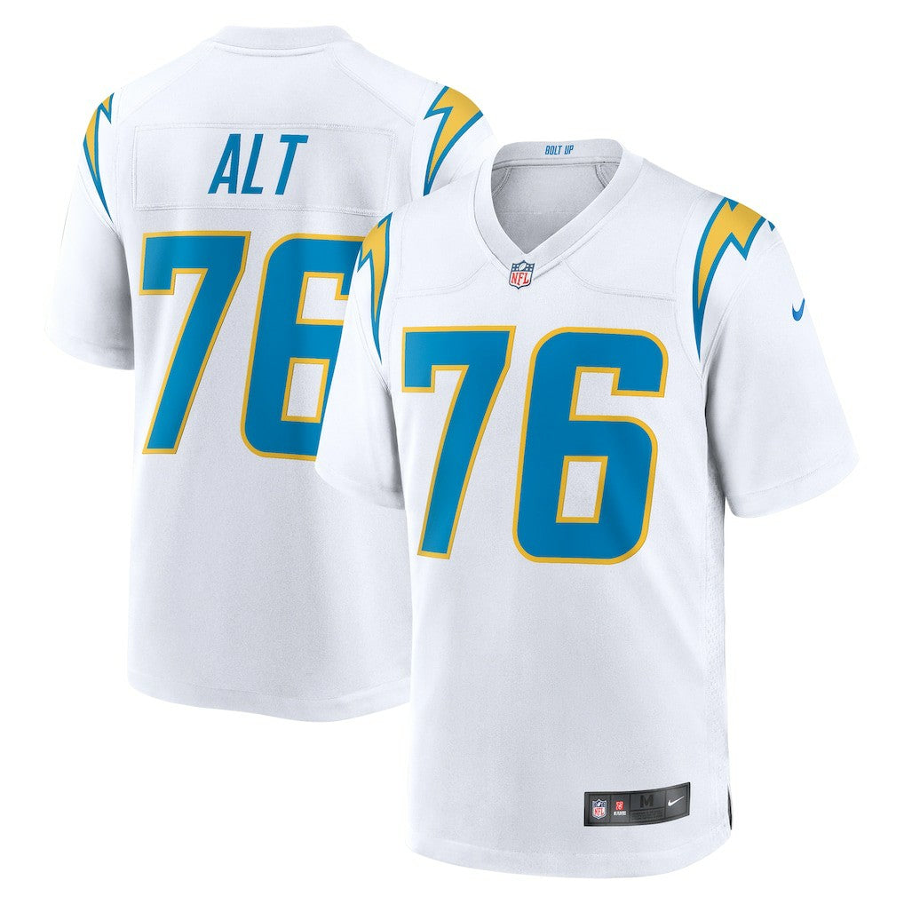 Joe Alt Los Angeles Chargers Player Game Jersey - White Jerseys