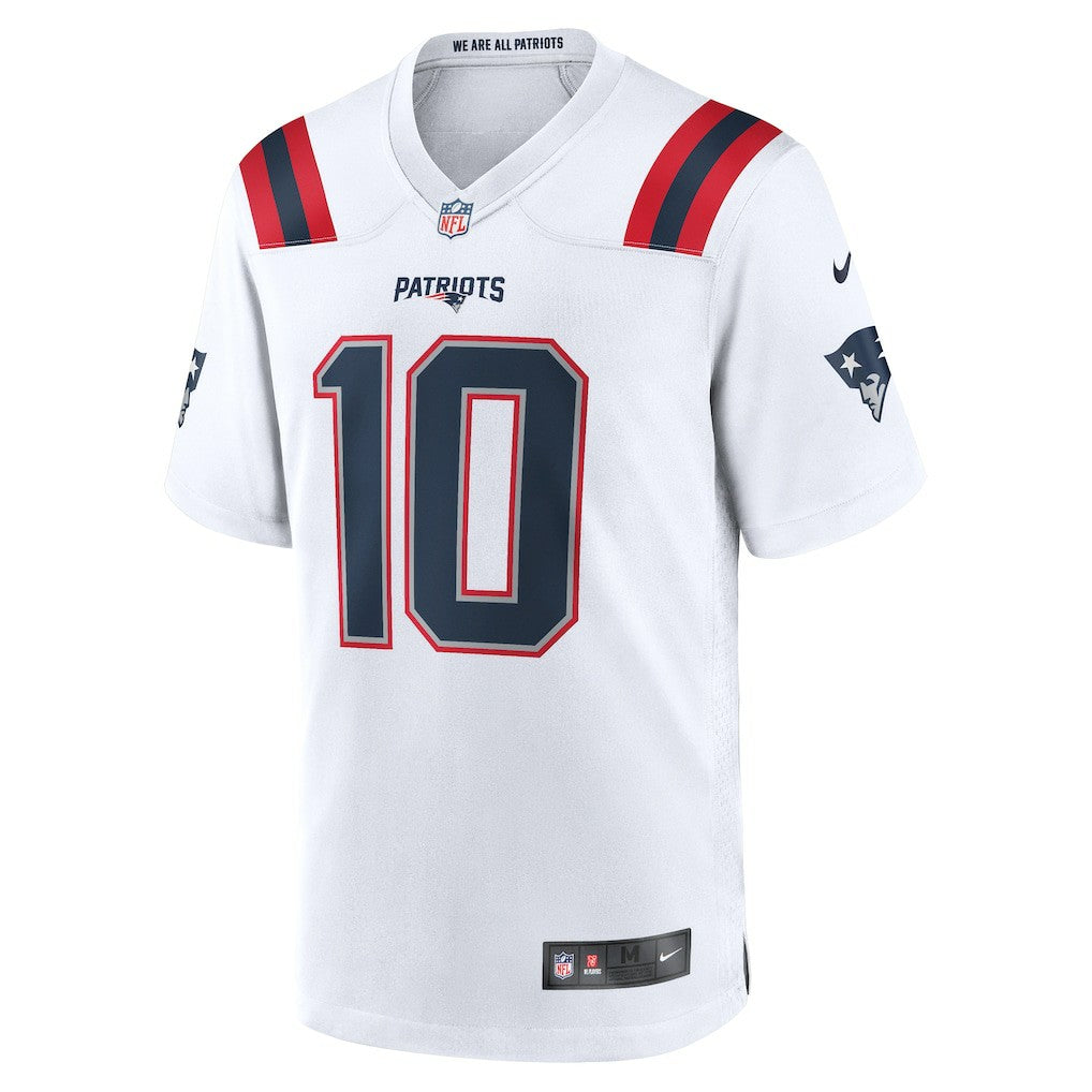 Drake Maye New England Patriots Player Game Jersey - White Jerseys