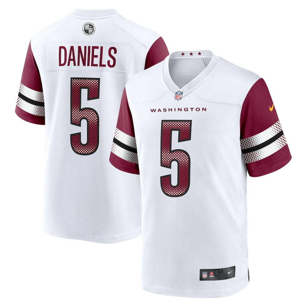 Jayden Daniels Washington Commanders Player Game Jersey - White Jerseys