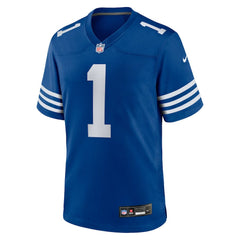 Ahmad Sauce Gardner Indianapolis Colts Alternate Game Jersey - Royal Jerseys